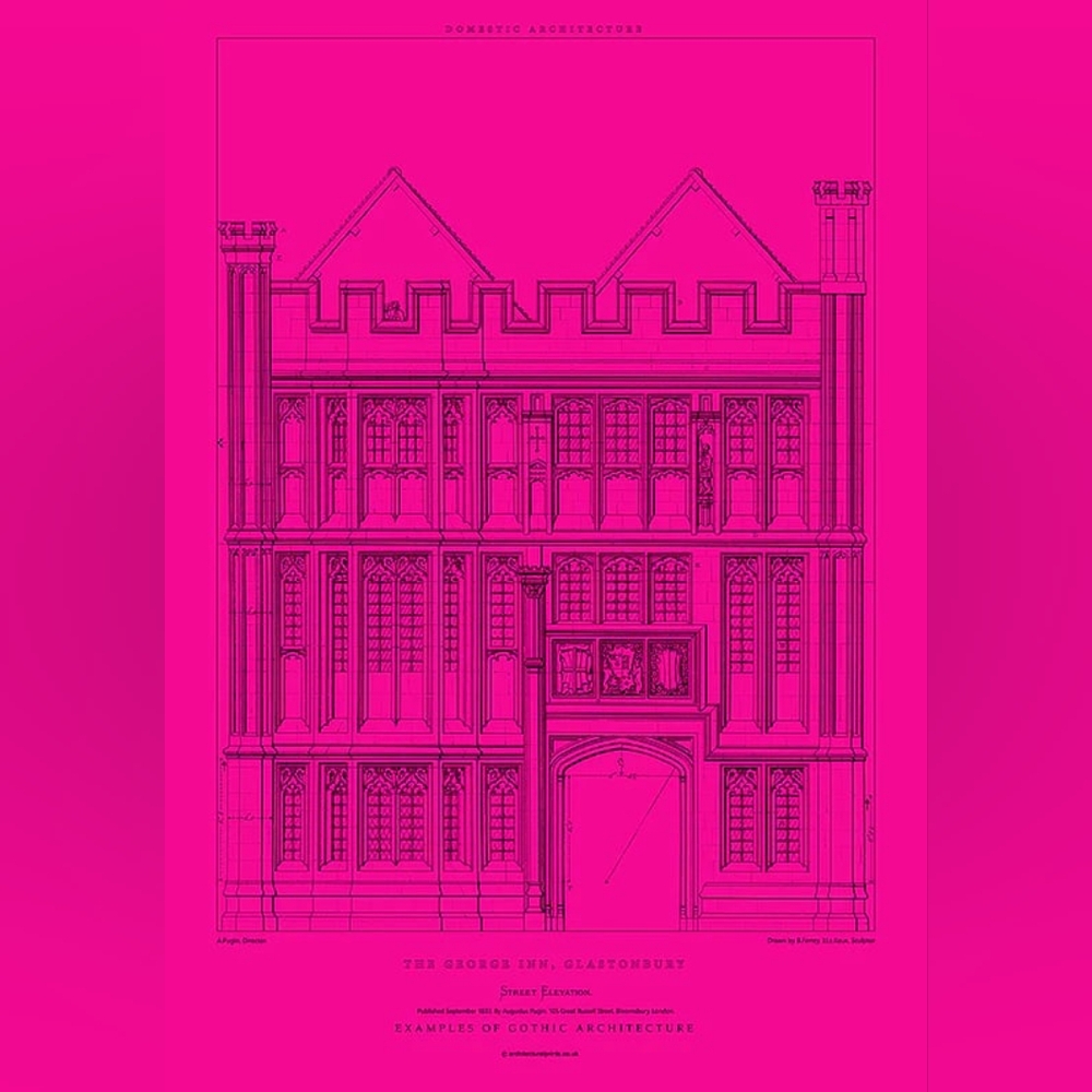 Architectural Print: The George Inn Street Elevation / Size A2